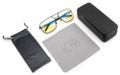 GUNNAR kancelářske/herní brýle NOVATO * ONYX *jantárová skla BLF 65 * GUNNAR focus Pocítacové brýle, titanový rám, Amber cocky, GUNNAR-Focus, G-Shield Premium Plus, blokace modrého svetla, UV ochrana, geometrický