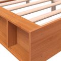 vidaXL Posteľ s matracom voskovo hnedá 120x200 cm masívna borovica