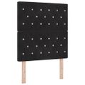 vidaXL Zadné čelo Čierny 80 cm Zamat