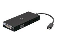 4K 60Hz - Dokovacia stanica - USB-C - VGA, DVI, HDMI, DP