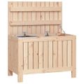 vidaXL Záhradný úložný box 76x42,5x54 cm masívna borovica