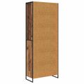 vidaXL Vysoké skrinky Staré drevo 79 x 36 x 200 cm Kompozitné drevo