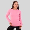 Dámska mikina Basic Jumper Baby Pink - GymBeam, veľkosť S, veľkosť oblečenia S