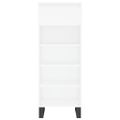 vidaXL Botník biely 40x36x105 cm spracované drevo