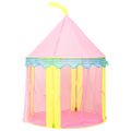 vidaXL Detský stan na hranie s 250 loptičkami ružový 100x100x127 cm