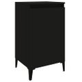vidaXL Nočné stolíky 2 ks čierne 40x35x70 cm spracované drevo