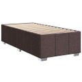 vidaXL Boxspring posteľ s matracom tmavohnedá 100x200 cm látka