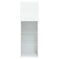 vidaXL TV skrinky s LED svetlami 2 ks biele 30,5x30x90 cm