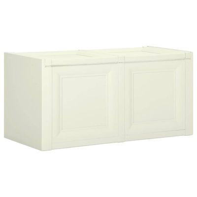 vidaXL Box na podložky, vanilkový 86x40x42 cm, 85 l