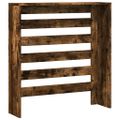 vidaXL Kryt na radiátor dymový dub 78x20x82 cm kompozitné drevo