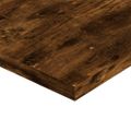 vidaXL Nástenné police 8 ks dymový dub 40x20x1,5 cm kompozitné drevo