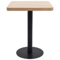 vidaXL Bistro stolík bledohnedý 60x60 cm MDF