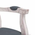 vidaXL Jedálenské stoličky 2 ks tmavosivé 62x59,5x100,5 cm zamat