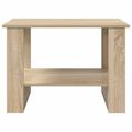 vidaXL Konferenčný stolík Sonoma dub 72 x 50 x 50 cm Kompozitné drevo