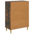 vidaXL Servírovacia skriňa so zásuvkou Dymový dub 66 x 34,5 x 90 cm
