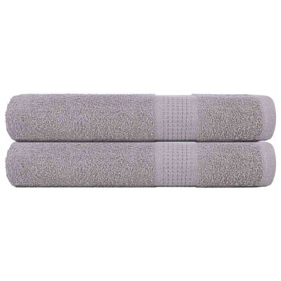 vidaXL Uteráky FROGN 2 ks sivé 100x200 cm 360 g/m²