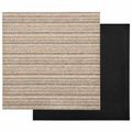 vidaXL Koberec 20 ks Pruhovaná béžová 50 x 50 cm 100% polypropylén