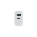 Maxlife MXTC-10-30AC PD QC nabíjačka 1x USB-C 1x USB 30W biela