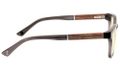 GUNNAR kancelárske/herné okuliare TIOGA GRAY CRYSTAL/WALNUT jantárové sklá MINERAL BLF 65 GUNNAR focus