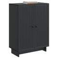 vidaXL Servírovacia skriňa Čierna 66 x 34,5 x 90 cm Kompozitné drevo