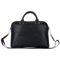 Guess Computer Bag Grained PU Zipper Pocket & Triangle Logo for 15" Laptop Black