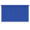 vidaXL Vonkajšia zatemňovacia roleta 245 (Š) x 140 (V) cm modrá HDPE