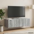 vidaXL Nástenná TV skrinka 98 x 41 x 30 cm Sivá sonoma