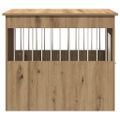 vidaXL Nábytok pre prepravku pre psa Artisan Dub 55x80x68 cm Drevo