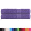 vidaXL Uteráky FROGN 2 ks fialové 100x200 cm 360 g/m²