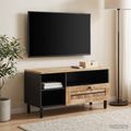 vidaXL Úložné skrine Hnedá 80 x 33,5 x 46 cm Masívne mango drevo