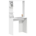 vidaXL Stôl Biela Kompozitné drevo 78,5 x 37 x 154,5 cm