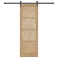 vidaXL Posuvné dvere ORKDAL 73,5 x 211 cm Borovicový masív