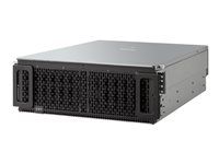 Polica - 60 zásuviek (SATA-600 / SAS-3) - HDD 6 TB x 24 - na upevnenie na regál - 4U