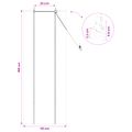 vidaXL Roleta Prírodná 50 x 160 cm Bambus