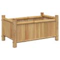 vidaXL Kvetináč 50x30x25 cm bambus