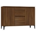 vidaXL Komoda hnedý dub 102x35x70 cm spracované drevo