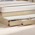 vidaXL Zásuvky pod posteľ Sonoma dub 150 x 36,5 x 16,5 cm