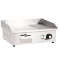 vidaXL Elektrická platnička, nehrdzavejúca oceľ 3000 W 54x41x24 cm