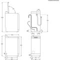 ELECTROLUX Vrchom plnená práčka EW7TN3372C