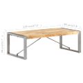 vidaXL Konferenčný stolík 120x60x40 cm, surové mangové drevo