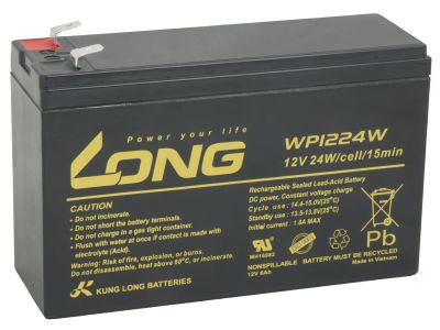 LONG batéria 12V 6Ah F2 HighRate (WP1224W)