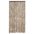 vidaXL Záves proti hmyzu béžový a hnedý 100x230 cm ženilka