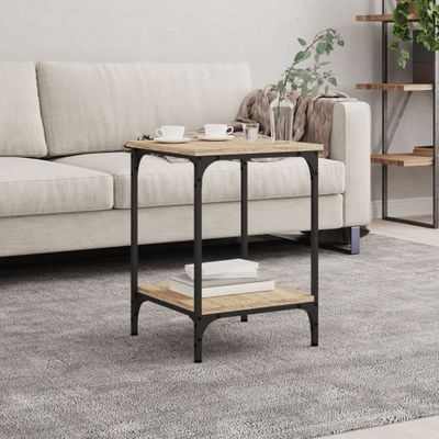 vidaXL Konferenčný stolík dub sonoma 40x40x55 cm kompozitné drevo