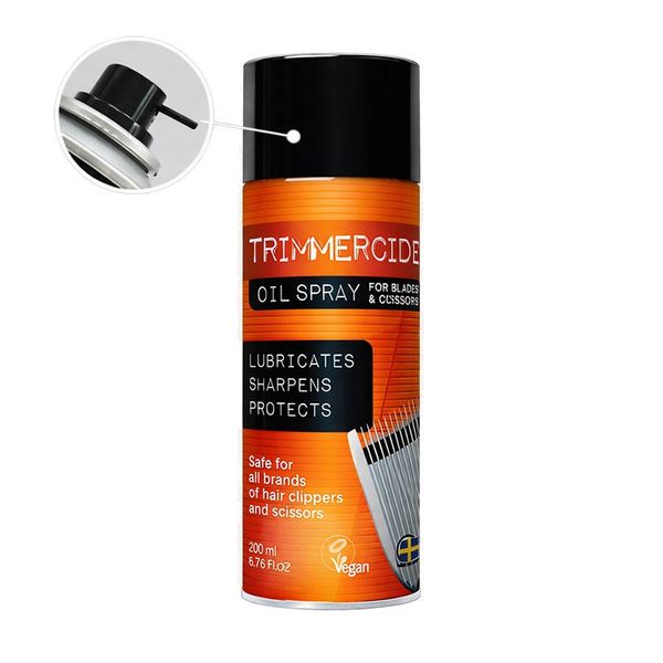 Olej na ostrie strojčekov a nožníc v spreji TRIMMERCIDE Oil spray 200 ml