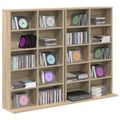vidaXL CD Skrinka 2 ks Dub sonoma 65 x 23,5 x 97,5 cm Kompozitné drevo