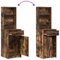 vidaXL Highboard Dymová dub 41 x 40 x 135 cm Kompozitné drevo