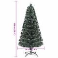 vidaXL Umelý vianočný stromček Zelená 150 cm PVC