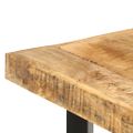 vidaXL Barový stôl 150x70x107 cm surové mangovníkové drevo