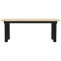 vidaXL Lavica 115x40x45 cm borovicové drevo