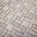 vidaXL Mozaikové dlaždice Krémová 30 x 30 cm Mramor